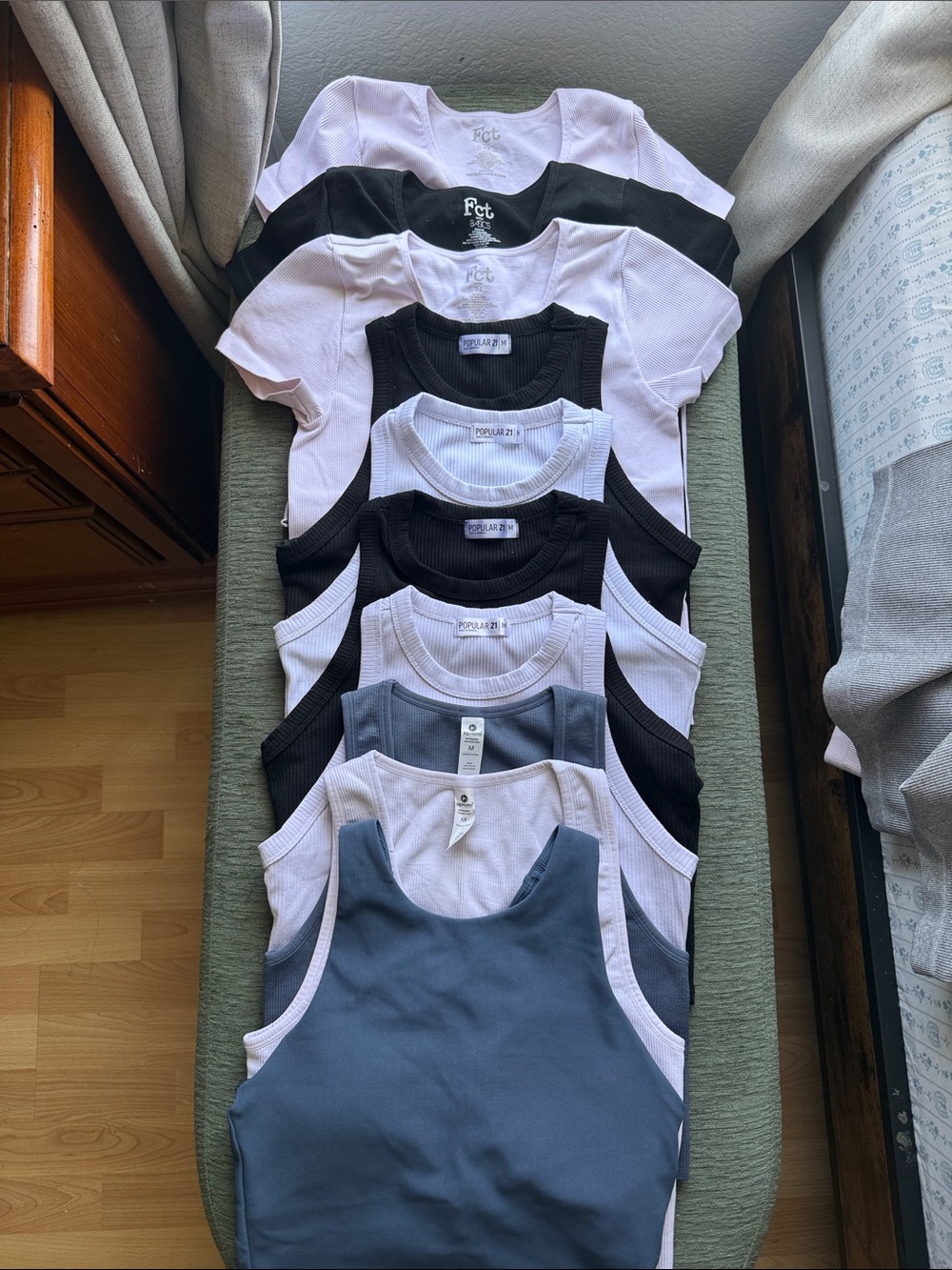 Mixed Sport  Tank Tops Bundle - White, Black, blue